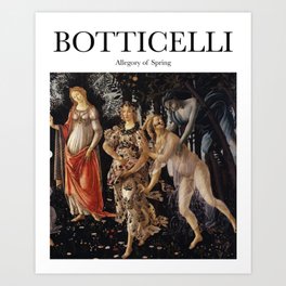 Botticelli - Allegory of Spring Art Print