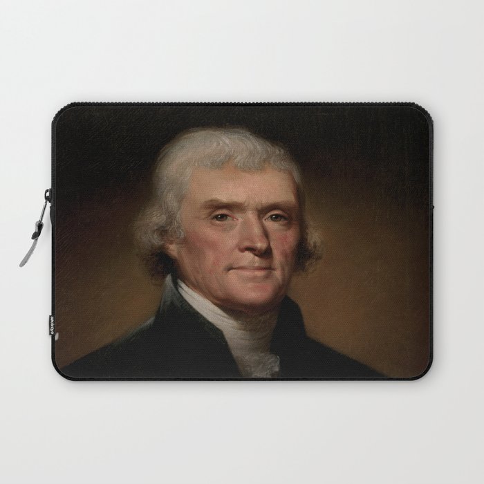portrait of Thomas Jefferson by Rembrandt Peale Laptop Sleeve