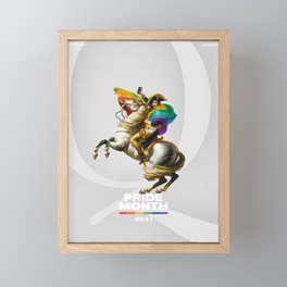 Napoleon goes rainbow  Framed Mini Art Print