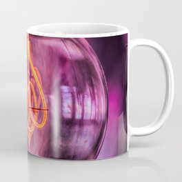 Edison bulb in warm purple color Coffee Mug
