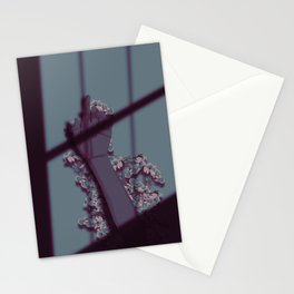 Resting on Flowers Stationery Card