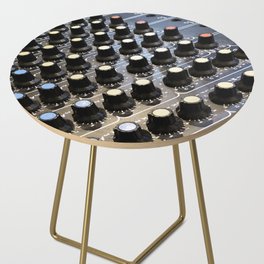 Mixer Sound House Music Pattern Side Table