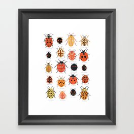 Ladybugs Framed Art Print