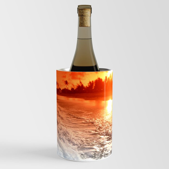 Ocean Waves Sunrise Wine Chiller