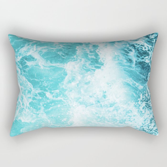 Perfect Sea Waves Rectangular Pillow