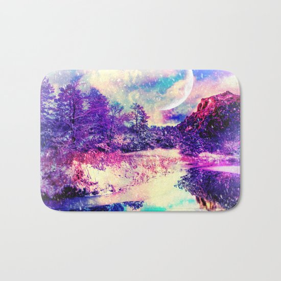 winter pastel Bath Mat