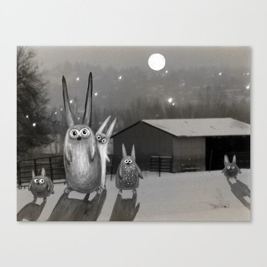 Night Scene Canvas Print