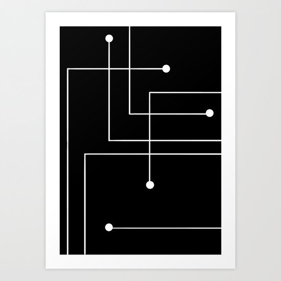 Roads Art Print