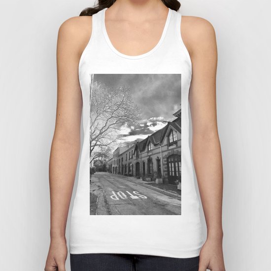 STOP For Brooklyn Heights Brownstone Love NYC Unisex Tank Top