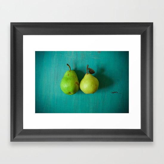 Cute Couple Framed Art Print