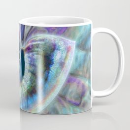 Iridescent Shell Snail Fossil Coffee Mug | Digital, Other, Graphicdesign, Nautilus, Spiral, Popart, Underwater, Animal, Seaworld, Illustration 