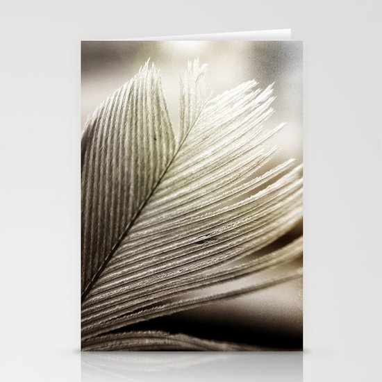 Feather Tip Stationery Cards