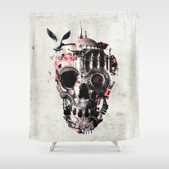 Istanbul Skull Shower Curtain