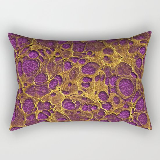 Golden Marble 05 Rectangular Pillow