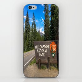 Yellowstone National Park Entrance Sign iPhone Skin