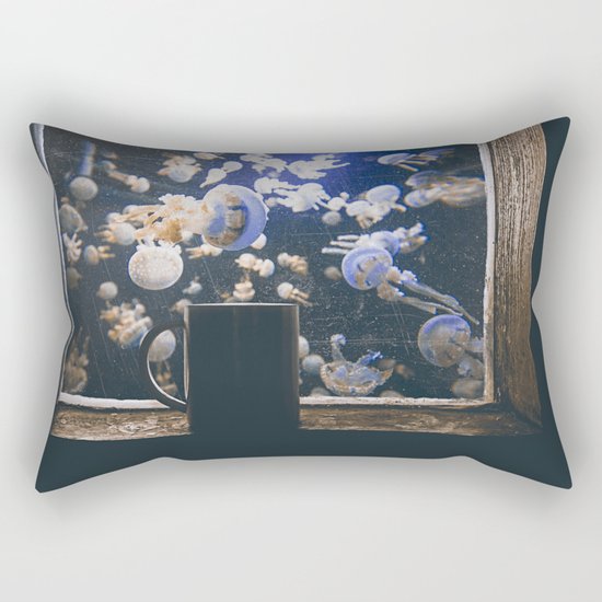 Thru The Window Rectangular Pillow