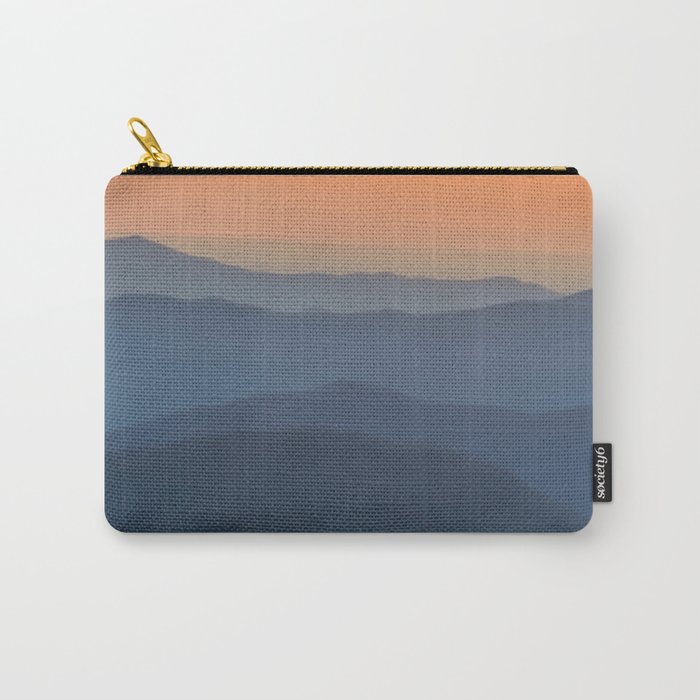 Great Smoky Mountains Sunset Blue Ridges Carry-All Pouch