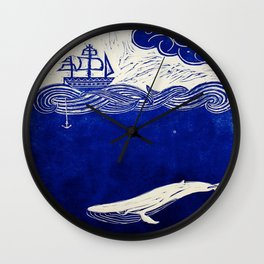 Deep Blue Sea Wall Clock