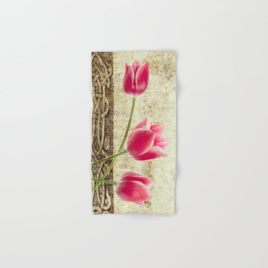 vintage flowed Hand & Bath Towel