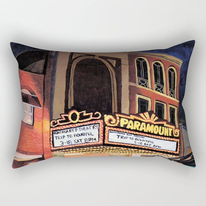 A Trip to Bountiful, C-ville, VA Rectangular Pillow