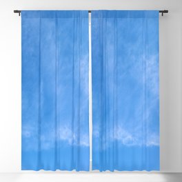 Blue Sky with Light Clouds Blackout Curtain