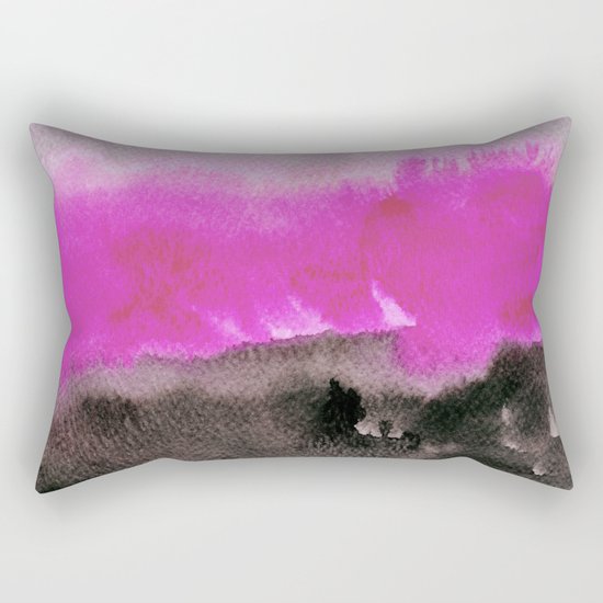 Layered Landscape Rectangular Pillow