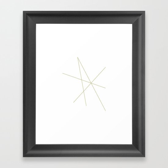 #334 Isometr-crcrrrrrrr – Geometry Daily Framed Art Print