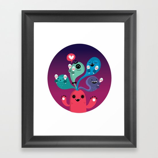 We love Fiesta Framed Art Print