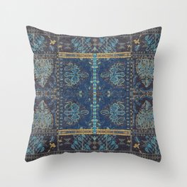 Heritage Bleu Moroccan Design Throw Pillow