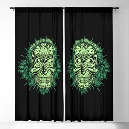 Dia De Los Muertos Skull Day Of The Dead Blackout Curtain