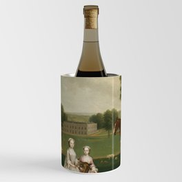 Arthur Devis - Thomas Lister And Family At Gisburne Park (1740/41) Wine Chiller