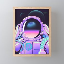 Space Travel 20XX Framed Mini Art Print