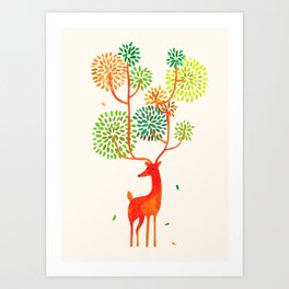 For the tree is the forest Art Print