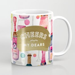 Cheers My Dears – Gold Mug