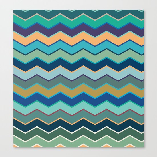 Colorful Wave II Canvas Print