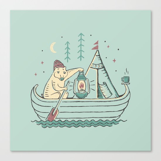 Bearly There Canvas Print