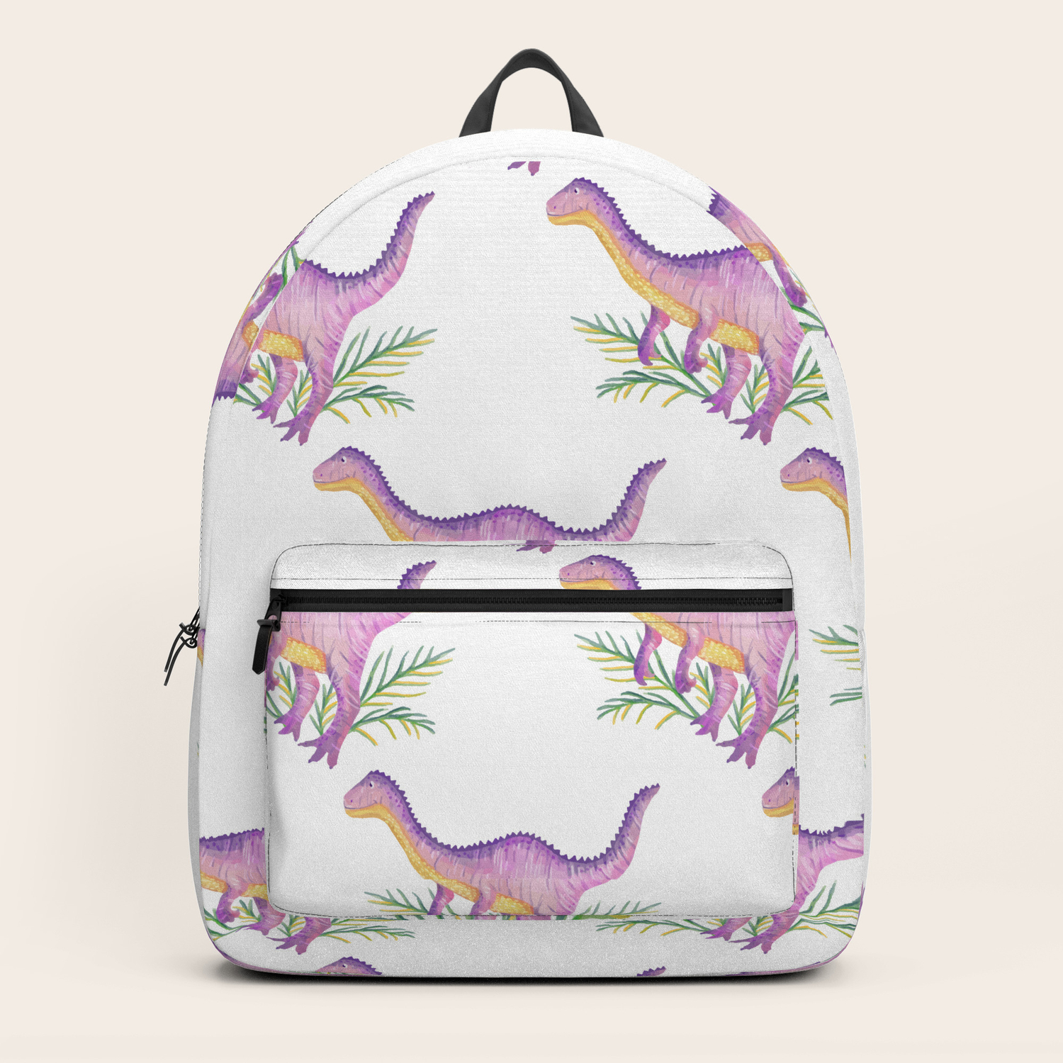 Purple Dinosaurs Backpack By Huntleigh