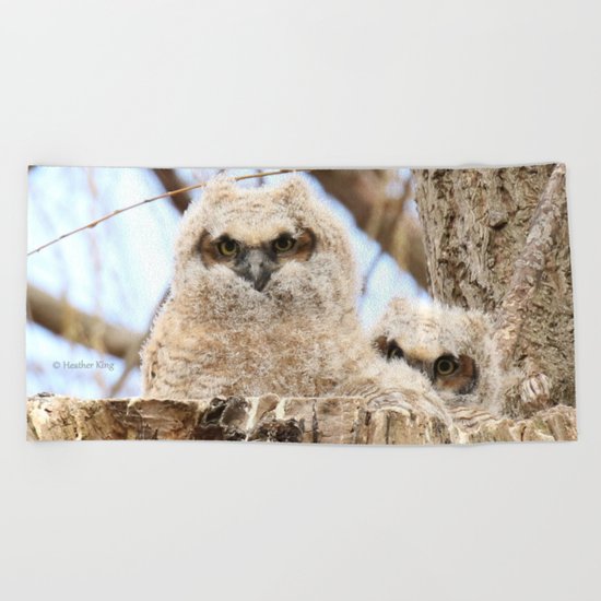 Sibling Espionage Beach Towel