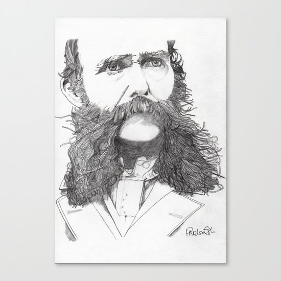 Moustache Canvas Print