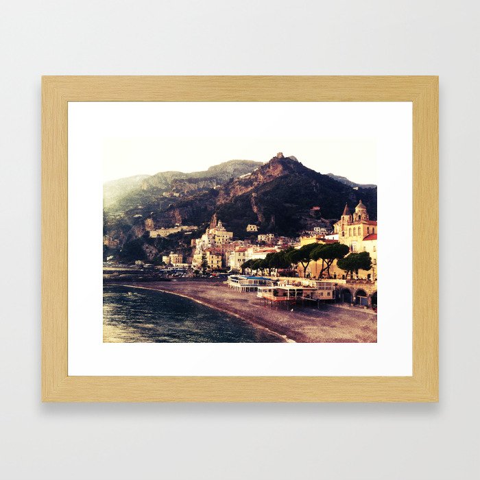 Amalfi-by-the-sea Framed Art Print