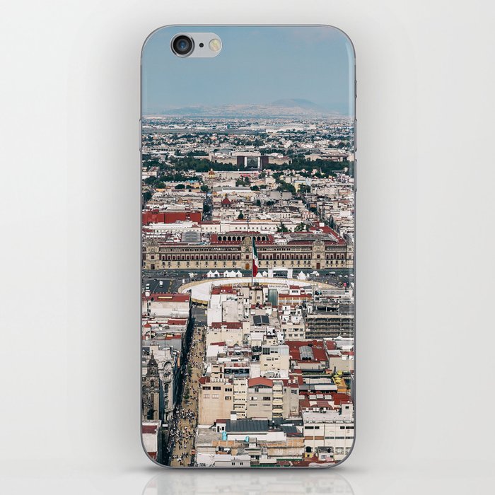Mexico Photography - Mexico City Seen From Above iPhone Skin