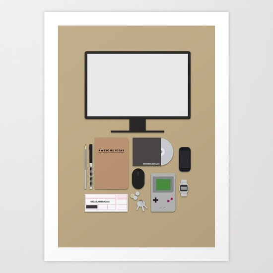 Awesome stuff. Art Print