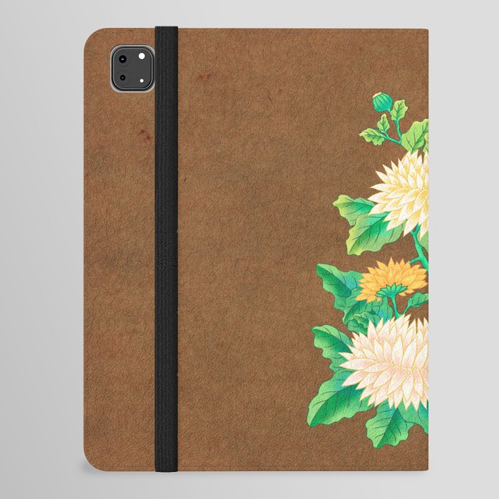 Minhwa: Chrysanthemum and Bumblebee B Type iPad Folio Case