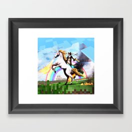 Welcome to the internet Framed Art Print