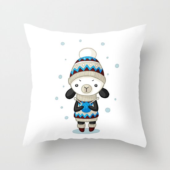Sheep Throw Pillow