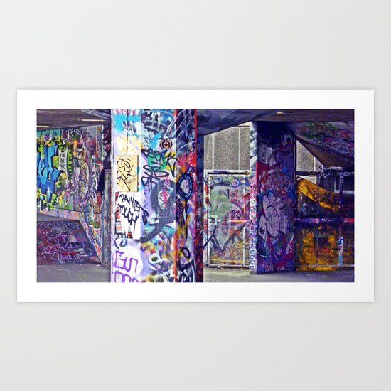 Graffiti Alley Art Print