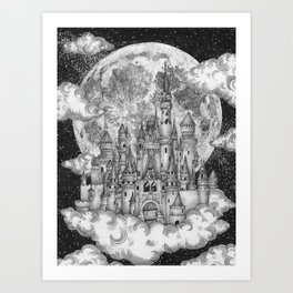 Magic Moon Kingdom  Art Print