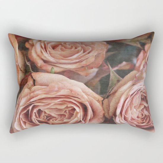 Roses orange Rectangular Pillow