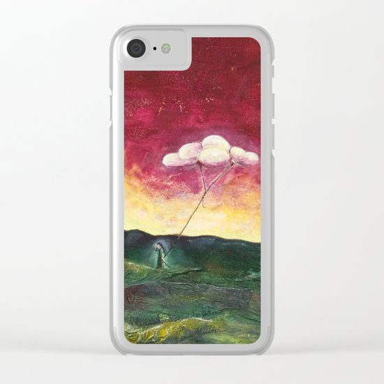 Watering Time Clear iPhone Case