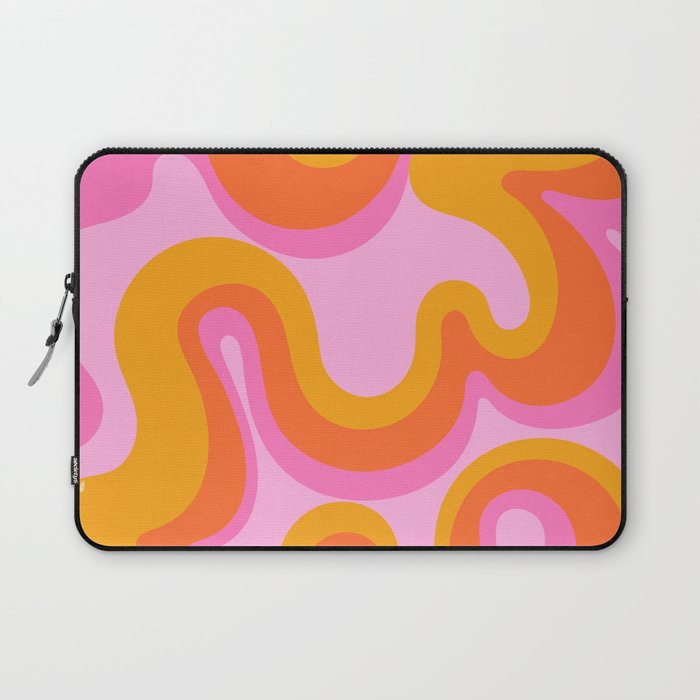 Groovy Swirl - Sunset Laptop Sleeve